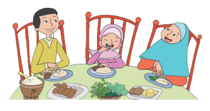 Detail Animasi Memasak Didapur Gambar Kartun Keluarga Lagi Makan Nomer 11