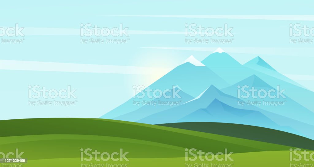 Detail Animasi Pemandangan Gunung Nomer 34