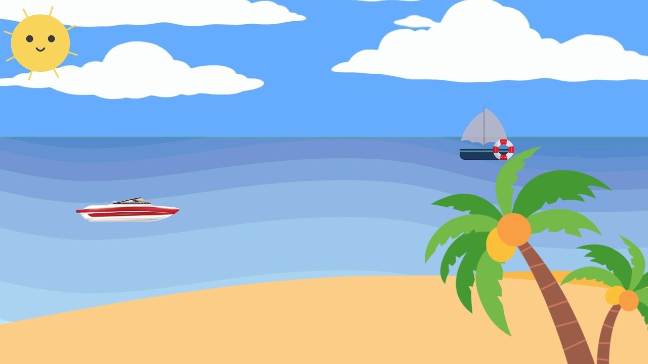 Detail Animasi Pemandangan Pantai Nomer 21