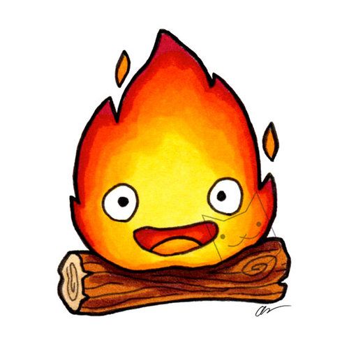 Detail How To Draw Calcifer Nomer 2