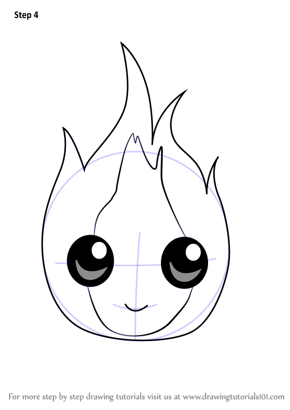Detail How To Draw Calcifer Nomer 5