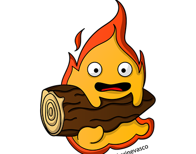 Detail How To Draw Calcifer Nomer 7