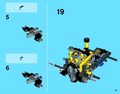Detail Lego Technic Mining Excavator Nomer 14