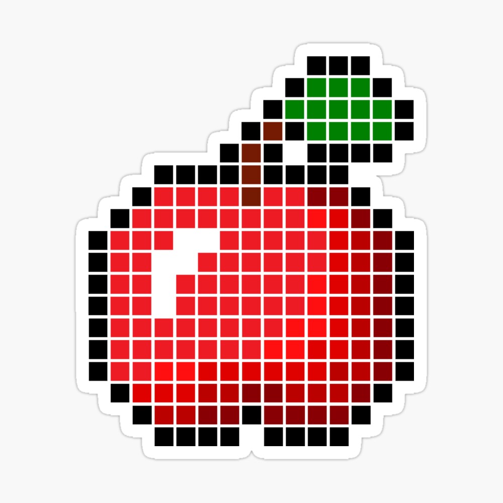 Detail Apfel Pixel Art Nomer 7