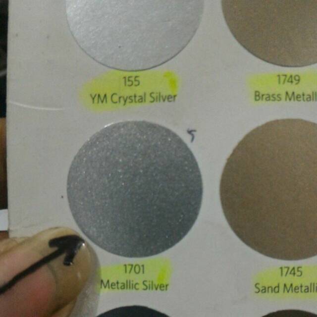 Detail Contoh Warna Silver Metalik Nomer 5