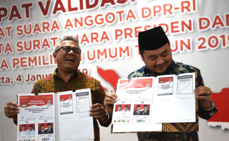 Detail Contoh Warna Surat Suara Pemilu 2019 Nomer 35