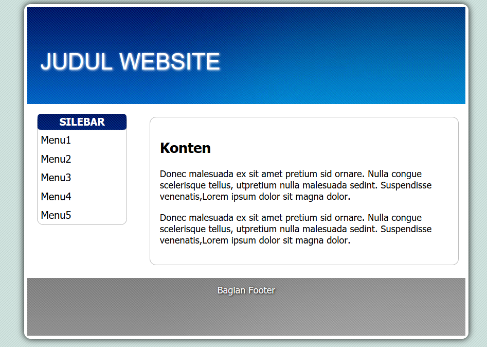 Detail Contoh Web Html Nomer 44