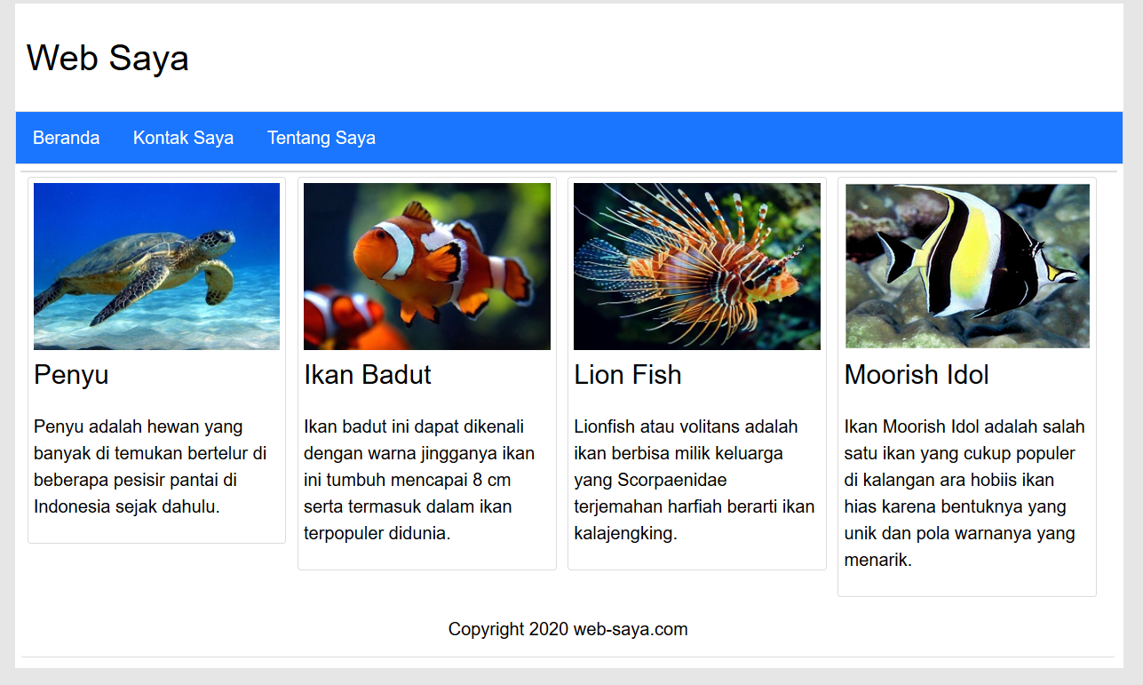 Detail Contoh Web Html Yang Sudah Jadi Nomer 31