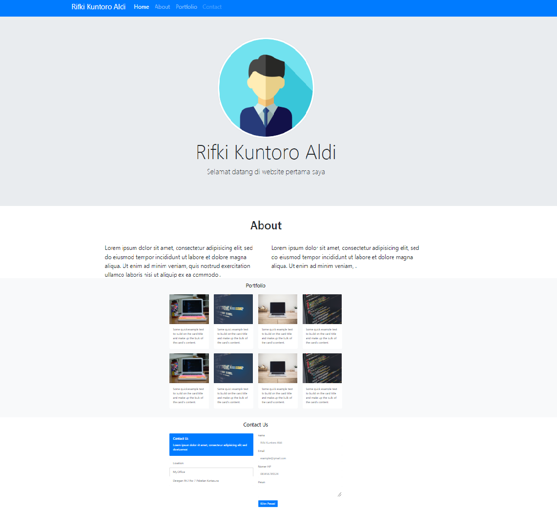 Detail Contoh Web Portfolio Nomer 19