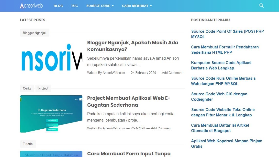 Contoh Web Statis - KibrisPDR