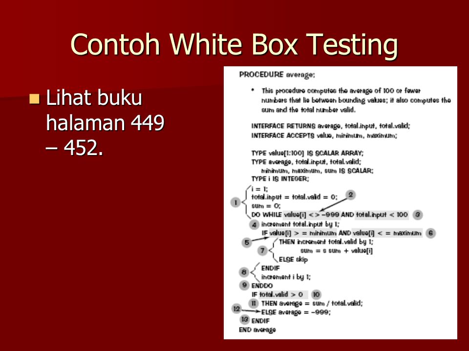 Detail Contoh White Box Testing Nomer 48