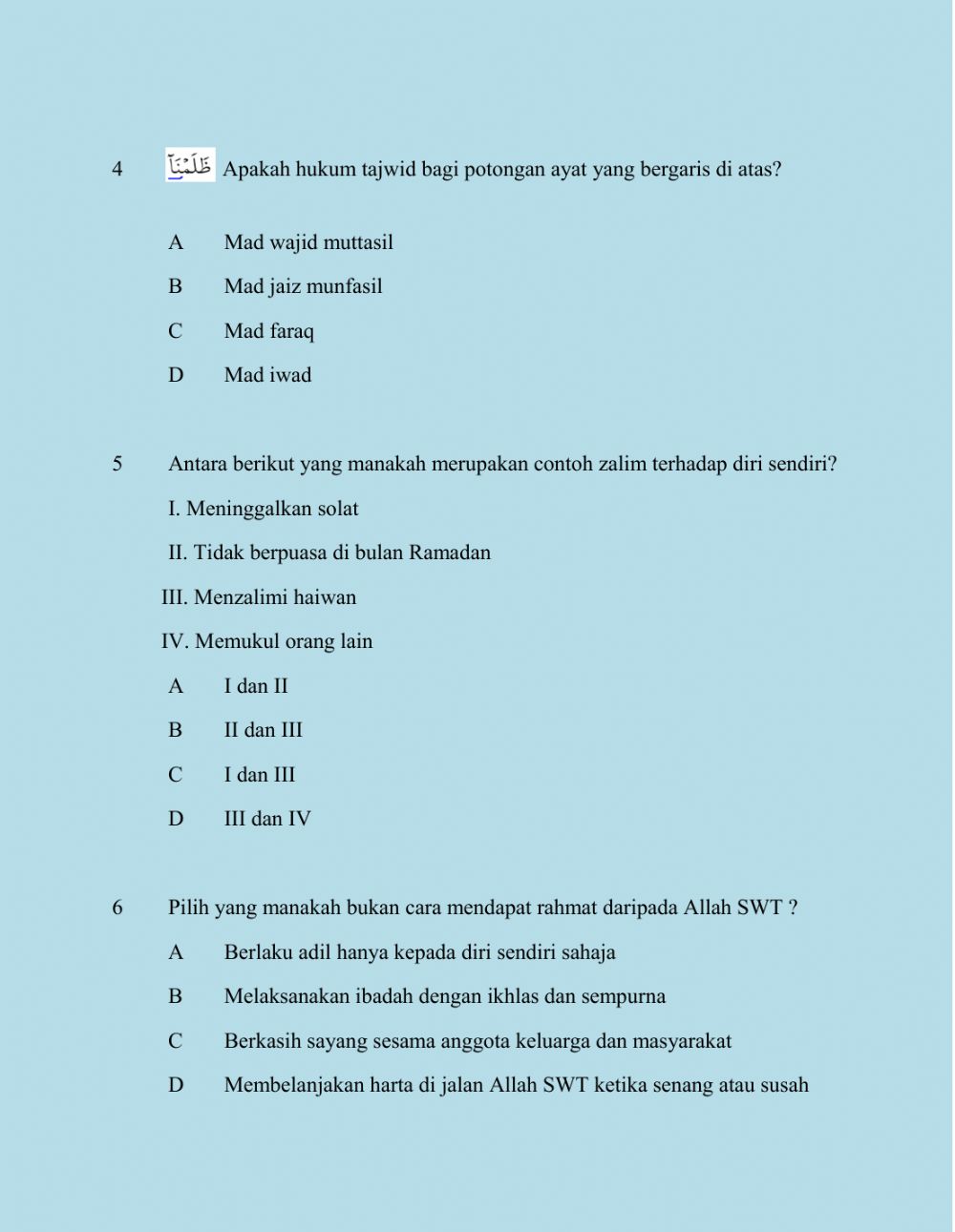 Detail Contoh Zalim Terhadap Diri Sendiri Nomer 26