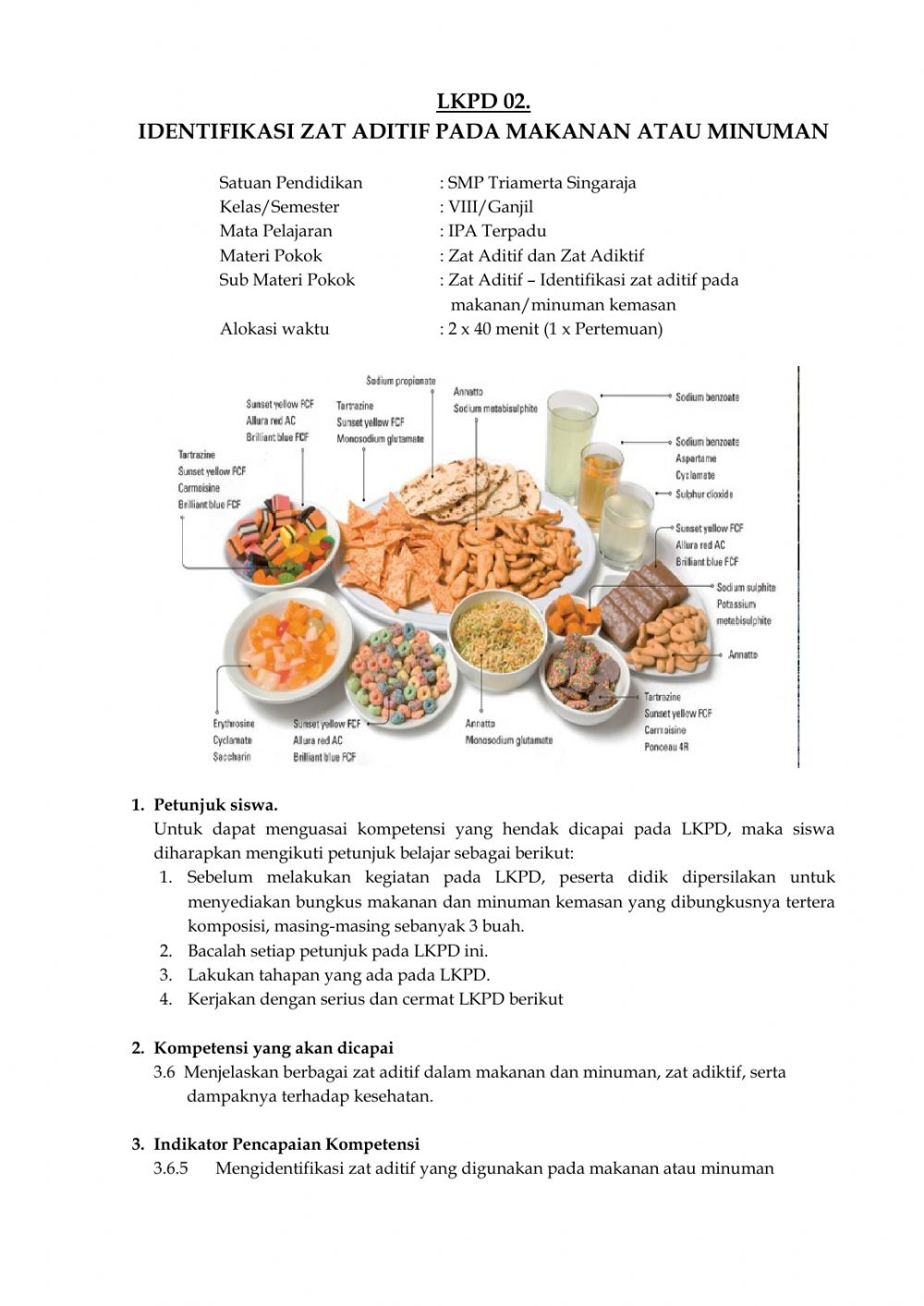 Detail Contoh Zat Aditif Pada Makanan Nomer 4