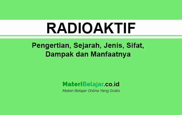 Detail Contoh Zat Radioaktif Nomer 33