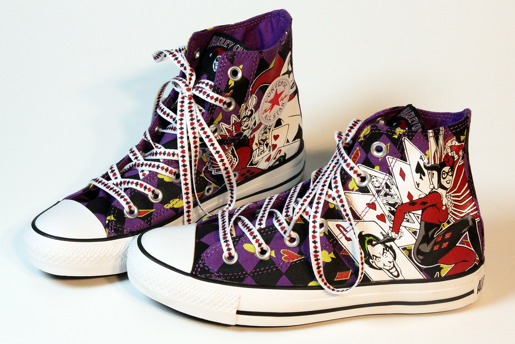 Detail Converse Harley Quinn Shoes Nomer 22