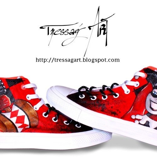 Detail Converse Harley Quinn Shoes Nomer 51