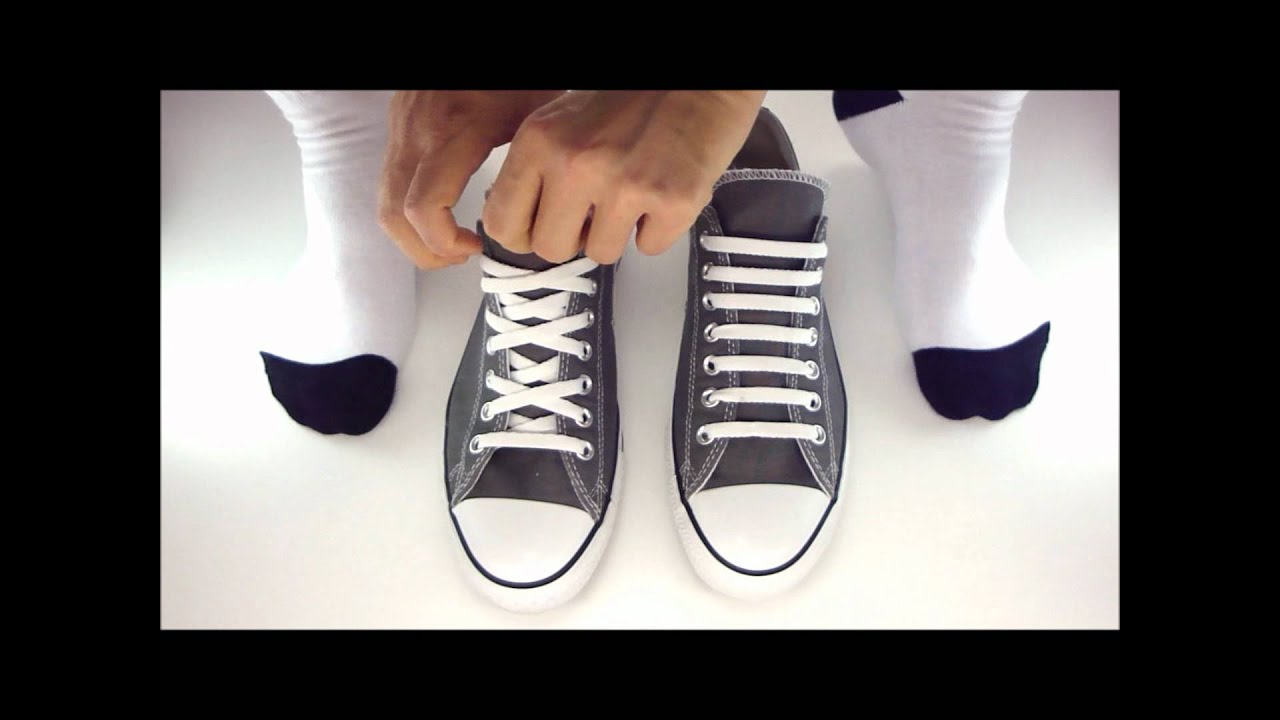 Detail Converse No Tie Shoelaces Nomer 5