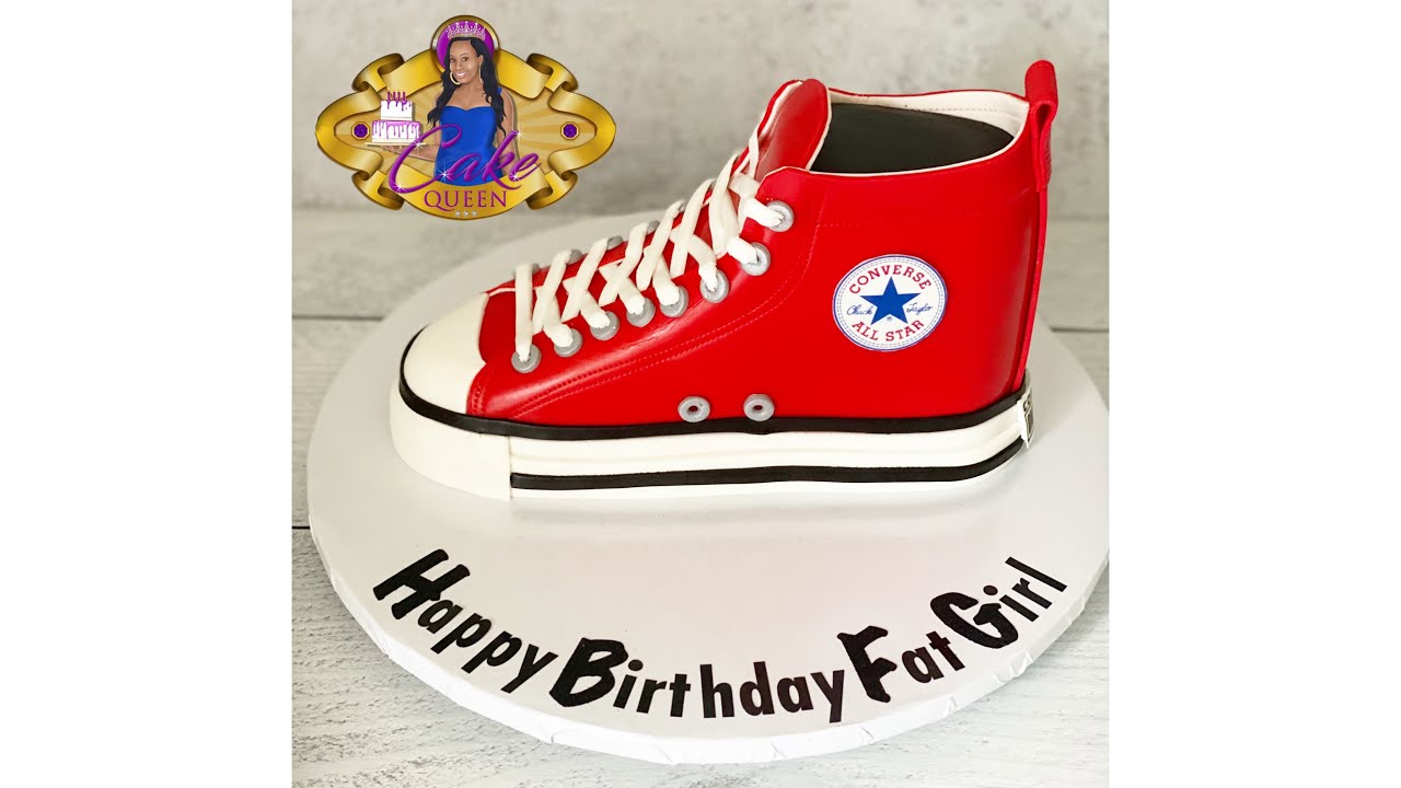 Detail Converse Shoe Cake Template Nomer 16