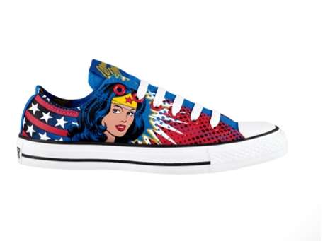 Detail Converse Wonder Woman Chucks Nomer 15