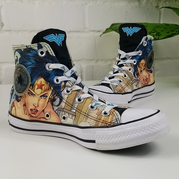 Detail Converse Wonder Woman Chucks Nomer 54