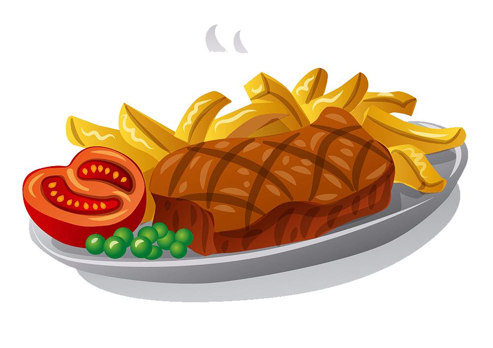 Detail Cooked Steak Clipart Nomer 24