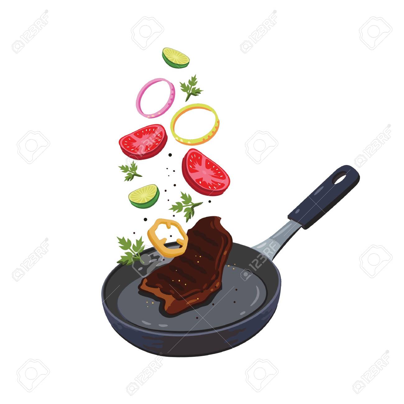 Detail Cooked Steak Clipart Nomer 40