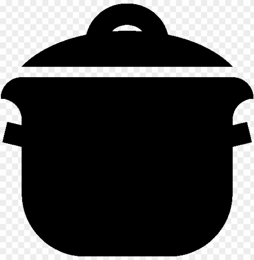 Detail Cooking Pot Clipart Black And White Nomer 38