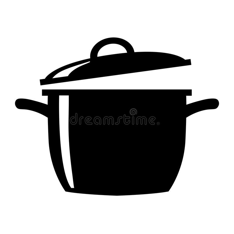 Detail Cooking Pot Clipart Black And White Nomer 7