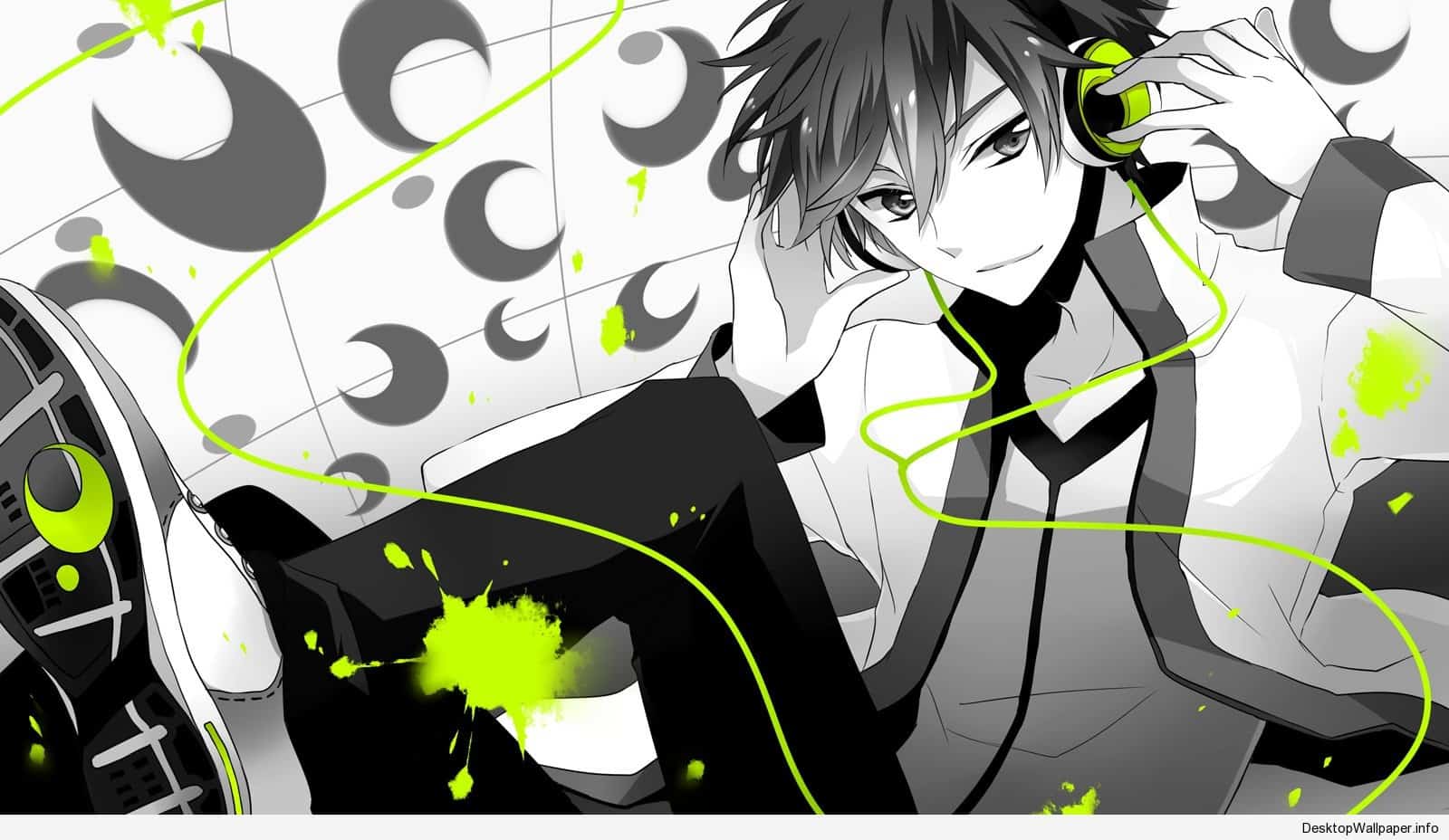 Detail Cool Anime Boy With Headphones Nomer 36