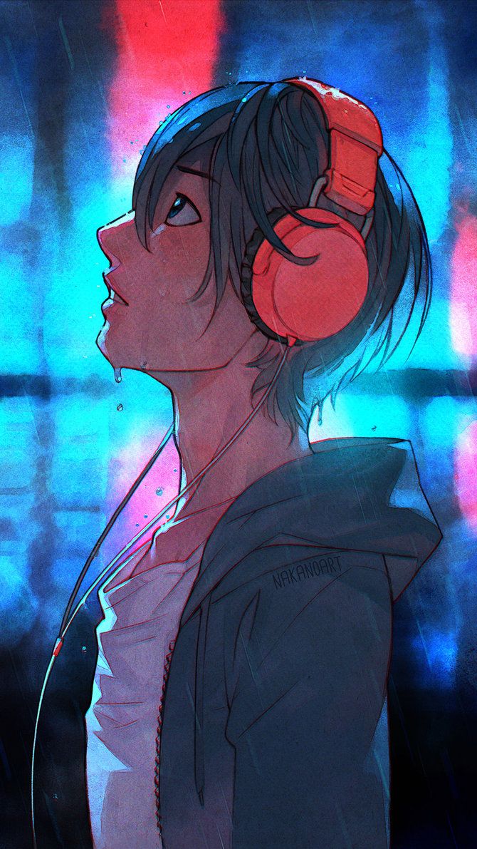 Detail Cool Anime Boy With Headphones Nomer 5