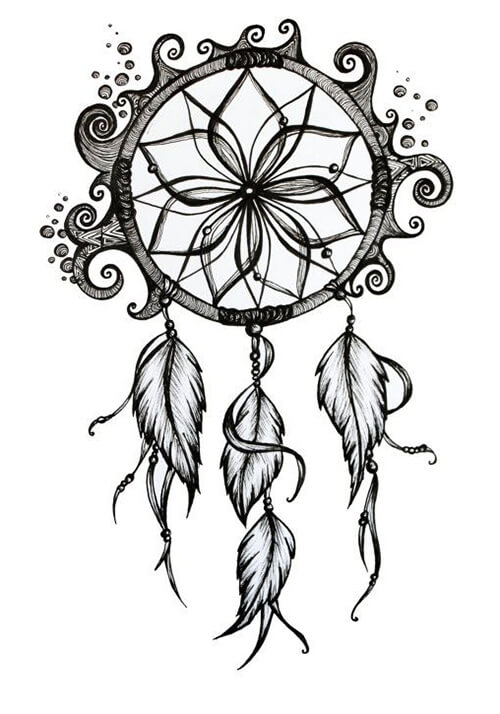 Detail Cool Dreamcatcher Drawings Nomer 13