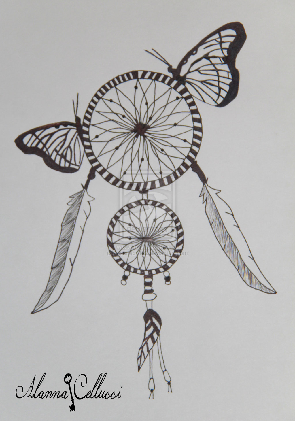 Detail Cool Dreamcatcher Drawings Nomer 20