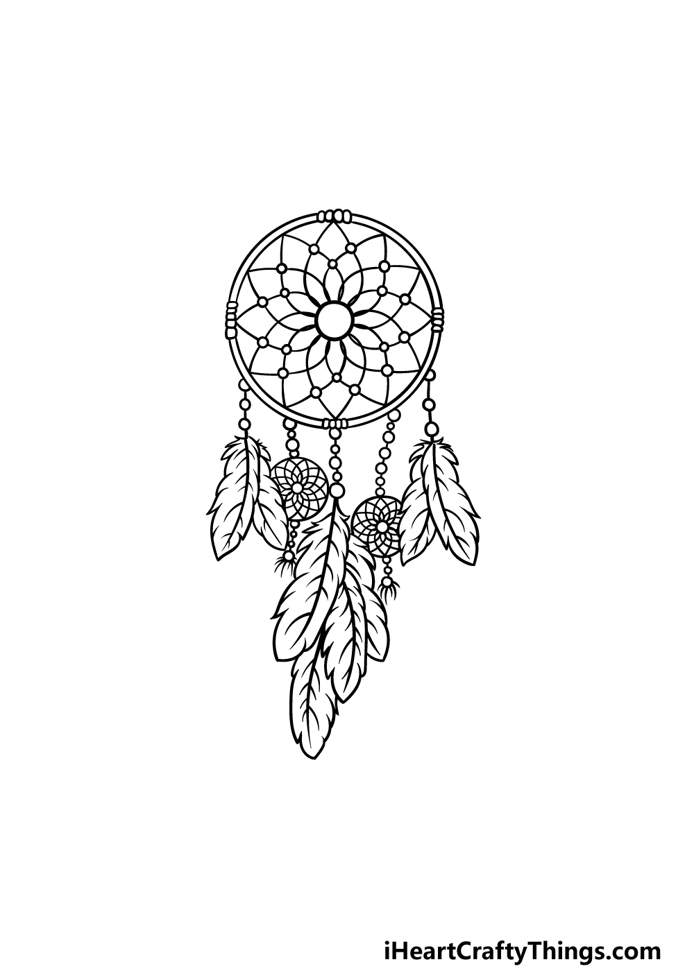 Detail Cool Dreamcatcher Drawings Nomer 22