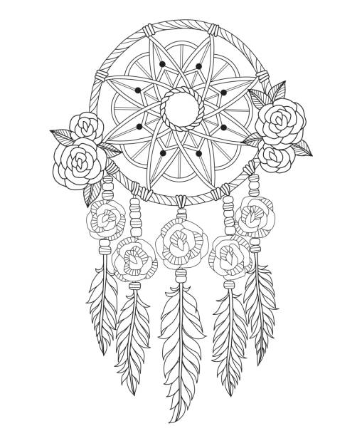 Detail Cool Dreamcatcher Drawings Nomer 25