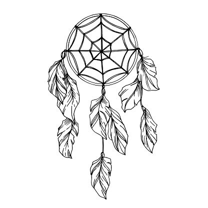 Detail Cool Dreamcatcher Drawings Nomer 41