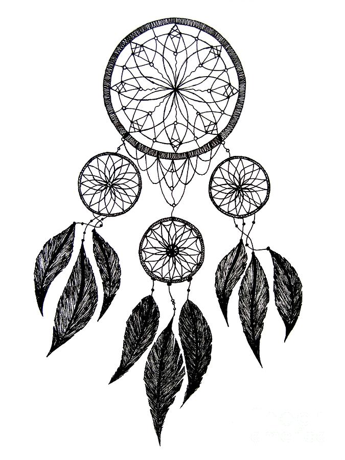 Detail Cool Dreamcatcher Drawings Nomer 45