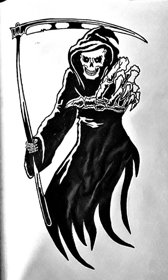Detail Cool Grim Reaper Drawings Nomer 29
