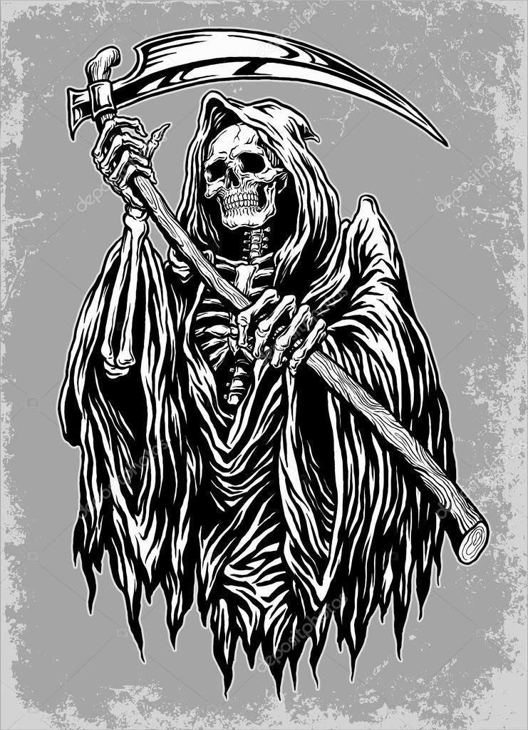 Detail Cool Grim Reaper Drawings Nomer 34