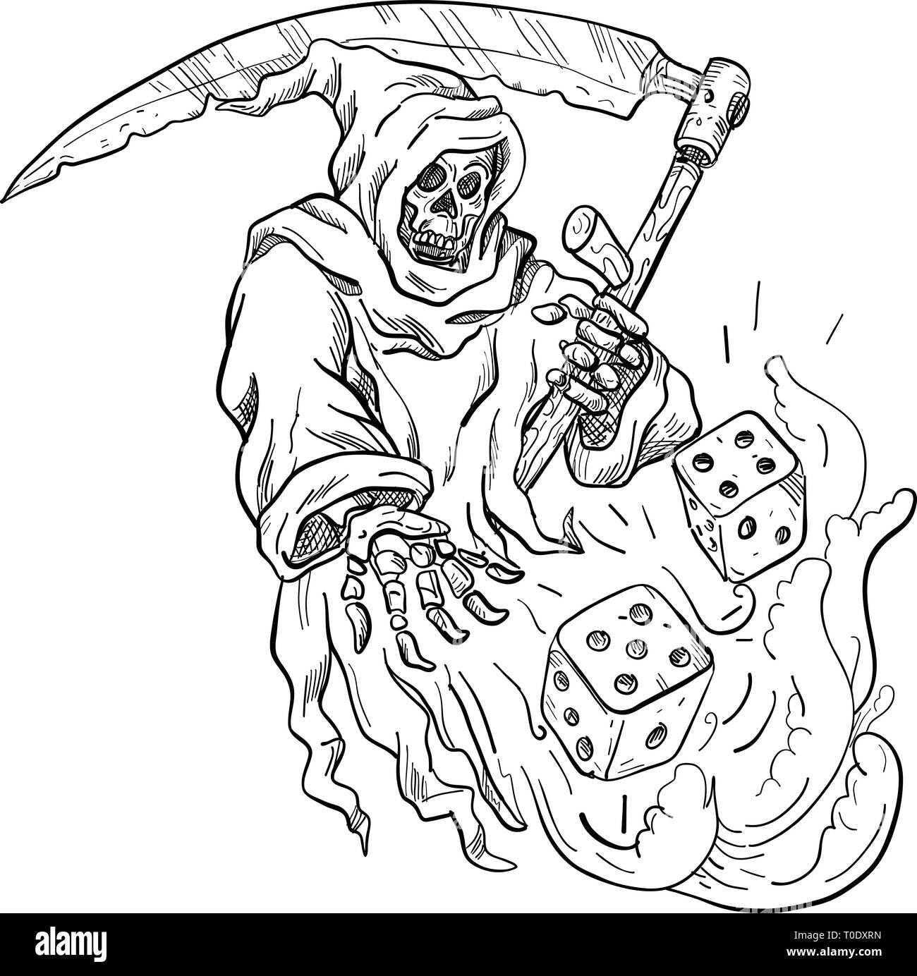 Detail Cool Grim Reaper Drawings Nomer 7