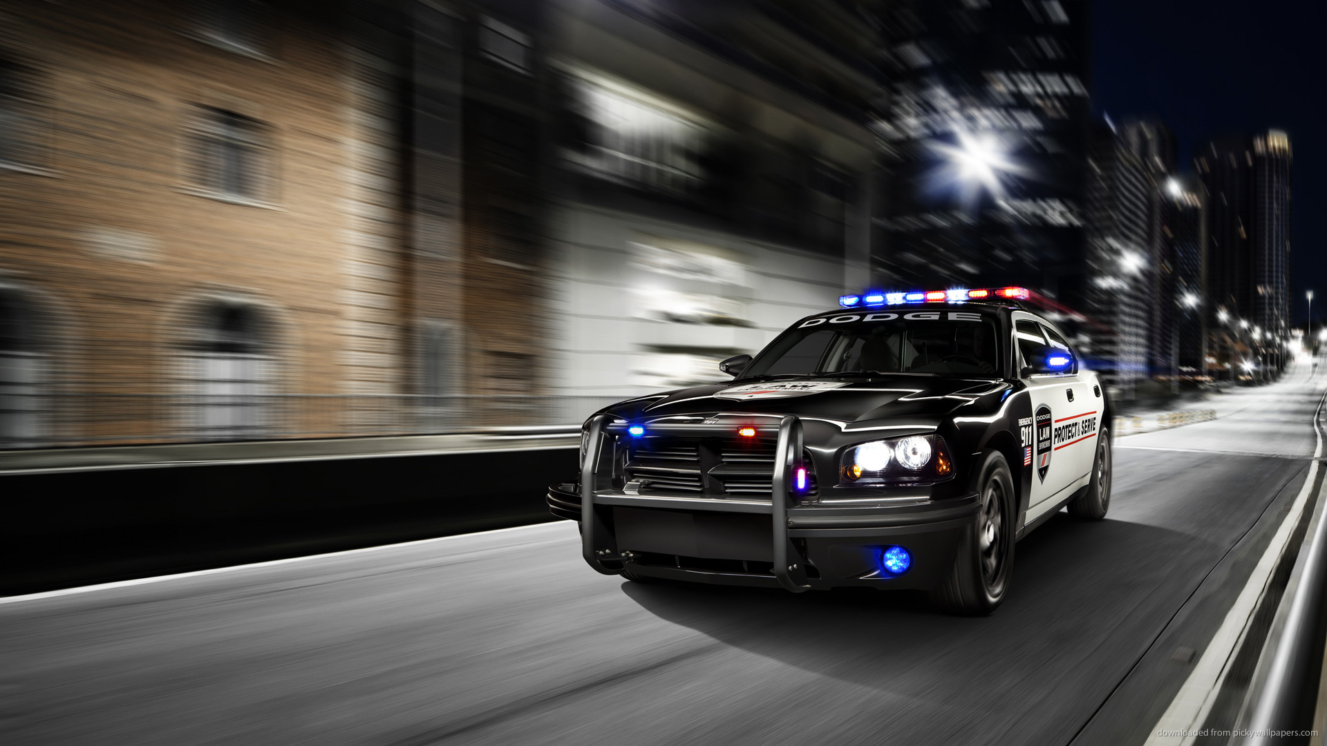 Detail Cop Car Background Nomer 20