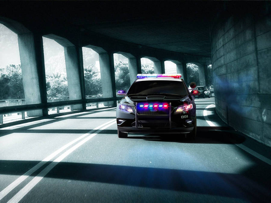 Detail Cop Car Background Nomer 26