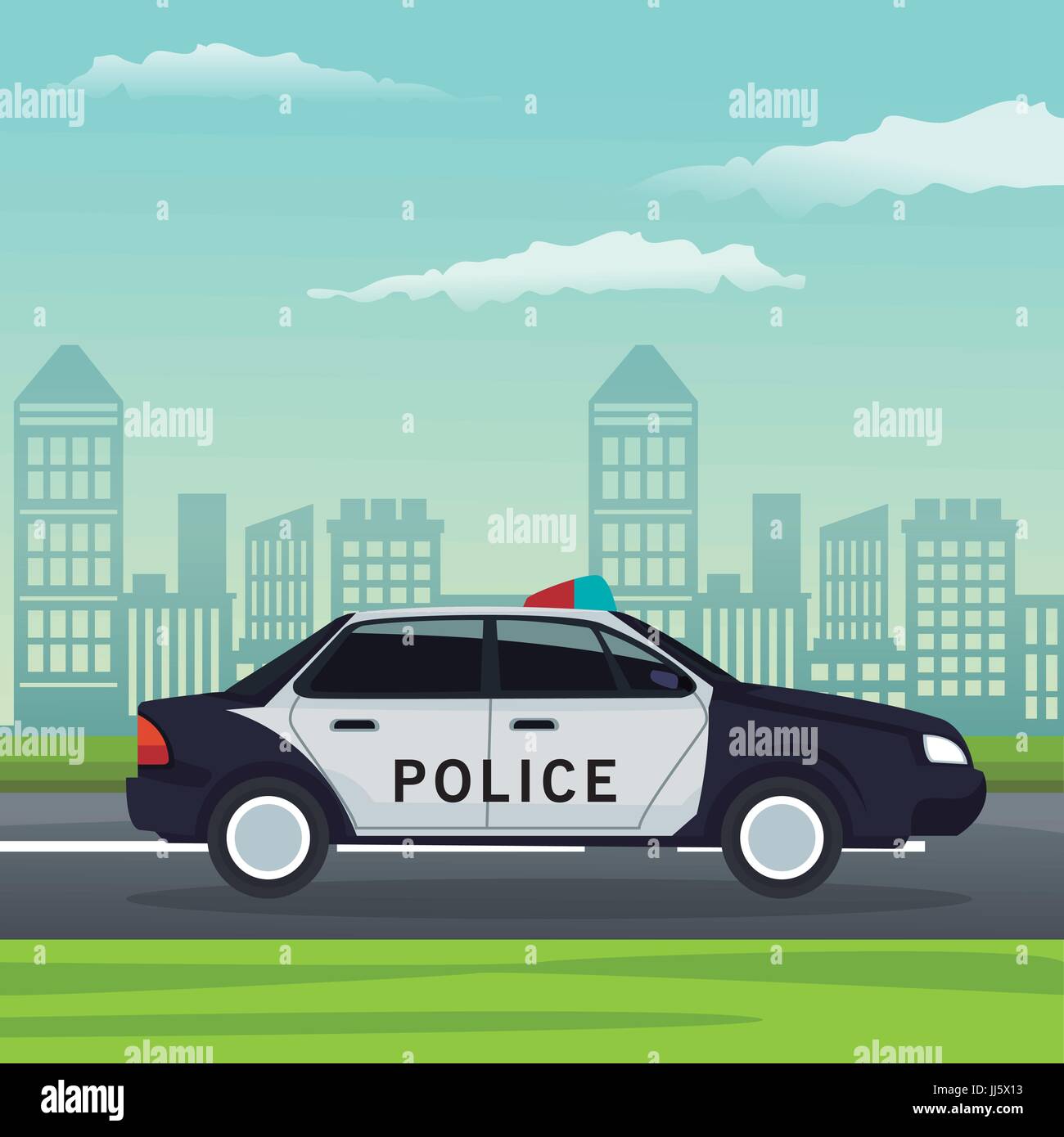 Detail Cop Car Background Nomer 55