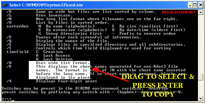 Detail Copy Text Gambar Cmd Nomer 31