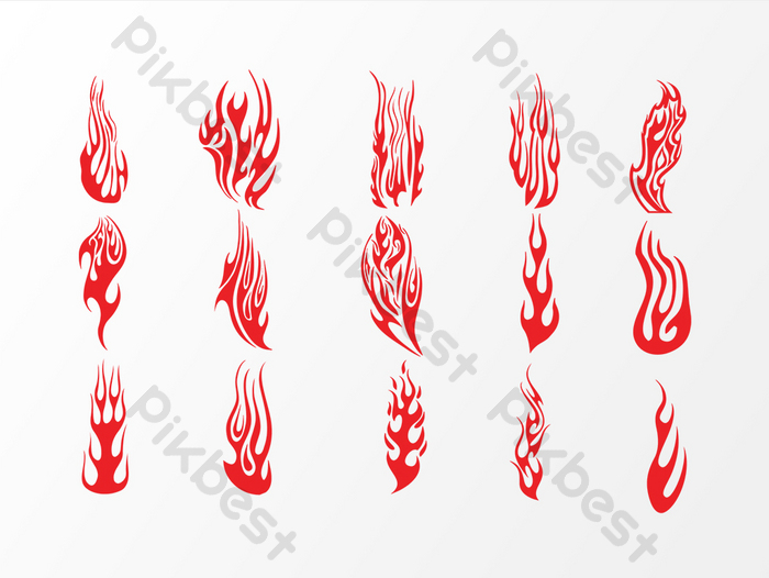 Detail Corak Api Nomer 14