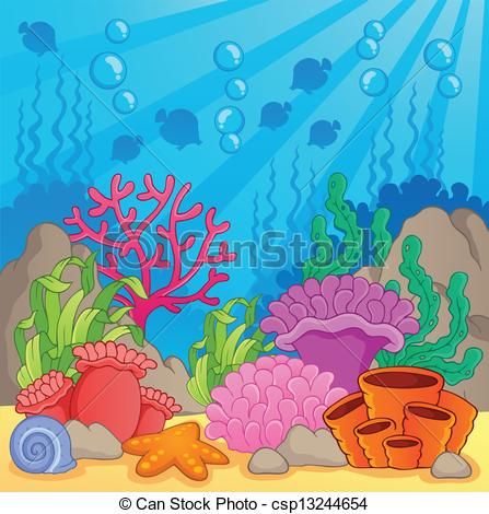 Detail Coral Reef Cartoon Nomer 2