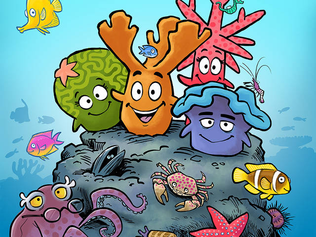 Detail Coral Reef Cartoon Nomer 25