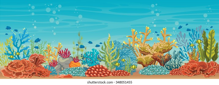 Detail Coral Reef Cartoon Nomer 10
