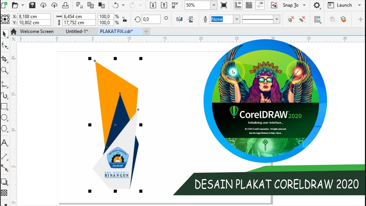 Detail Corel Draw Plakat Nomer 2