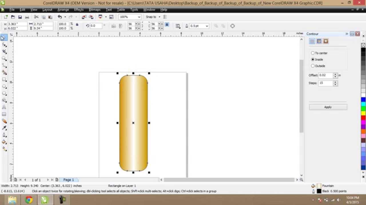 Detail Corel Draw Shading Nomer 12