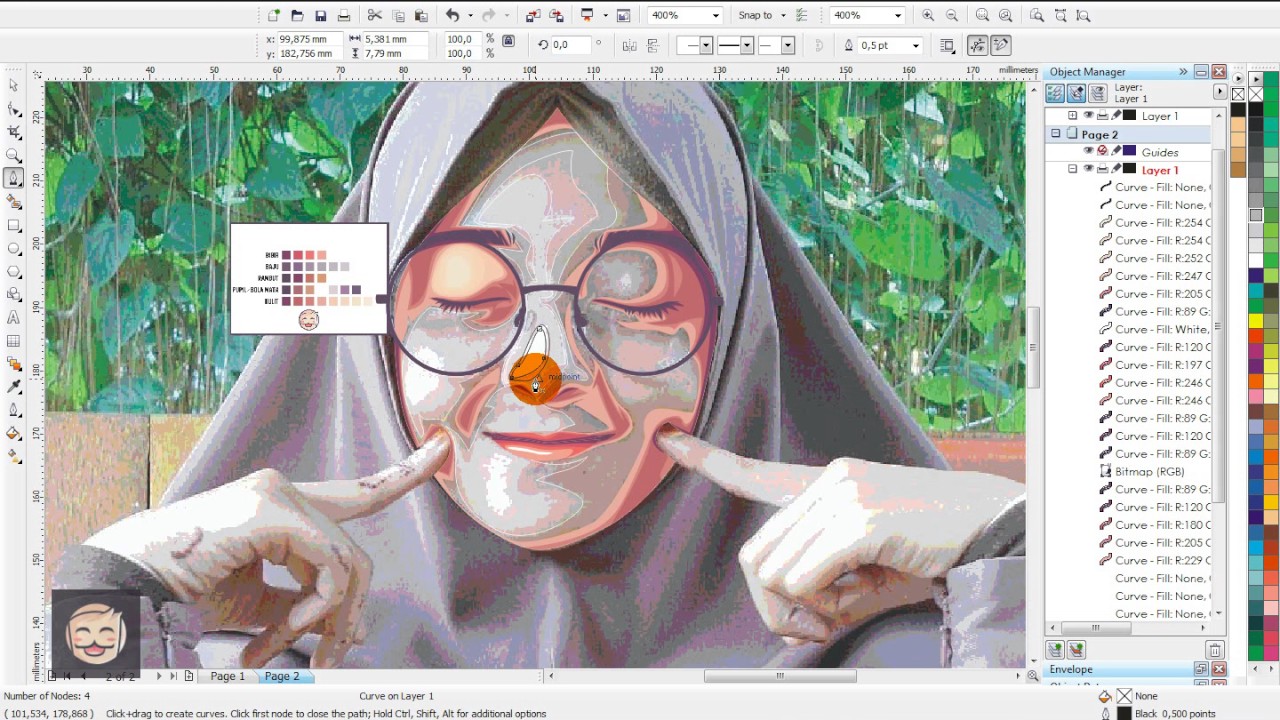 Detail Corel Draw Shading Nomer 9